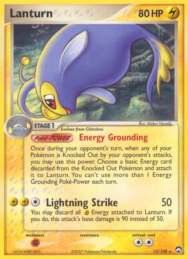Lanturn (15/108) [EX: Power Keepers] | Card Citadel