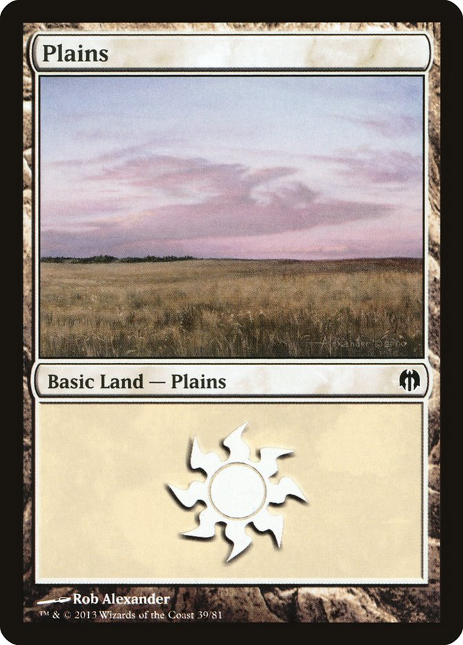 Plains (39) [Duel Decks: Heroes vs. Monsters] | Card Citadel