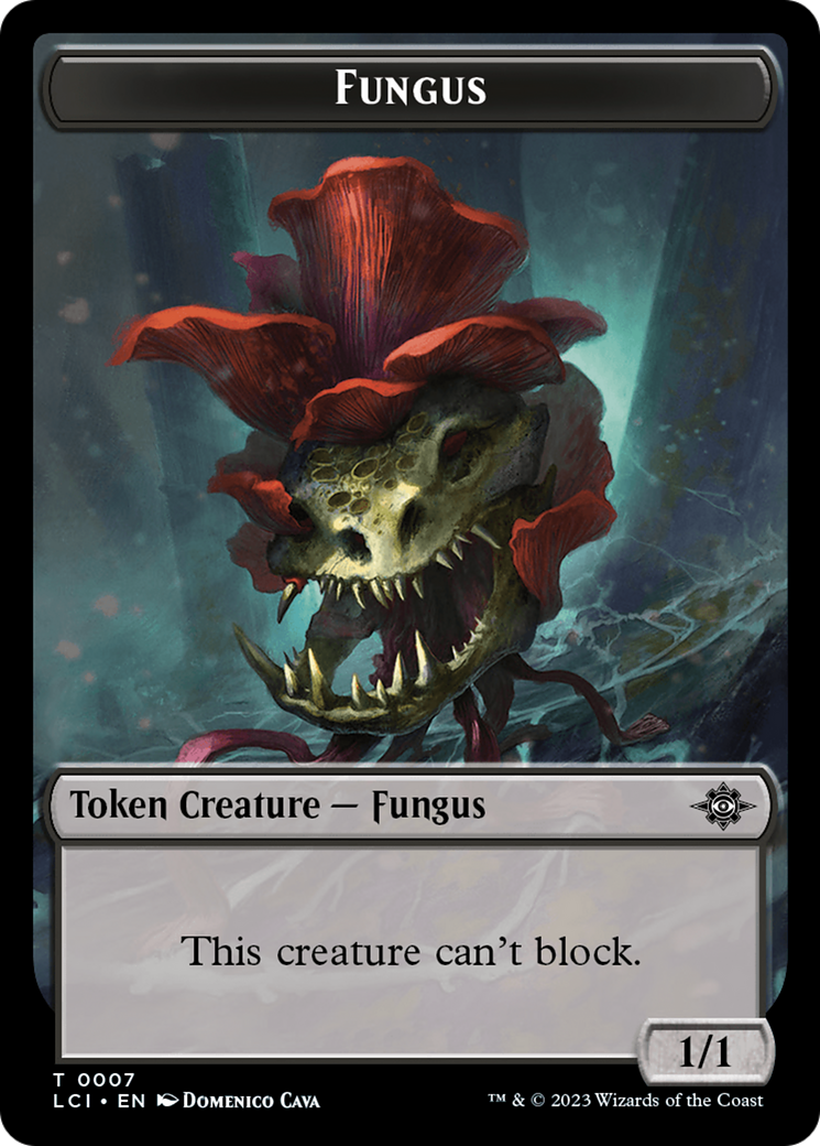 Copy // Fungus Double-Sided Token [The Lost Caverns of Ixalan Tokens] | Card Citadel