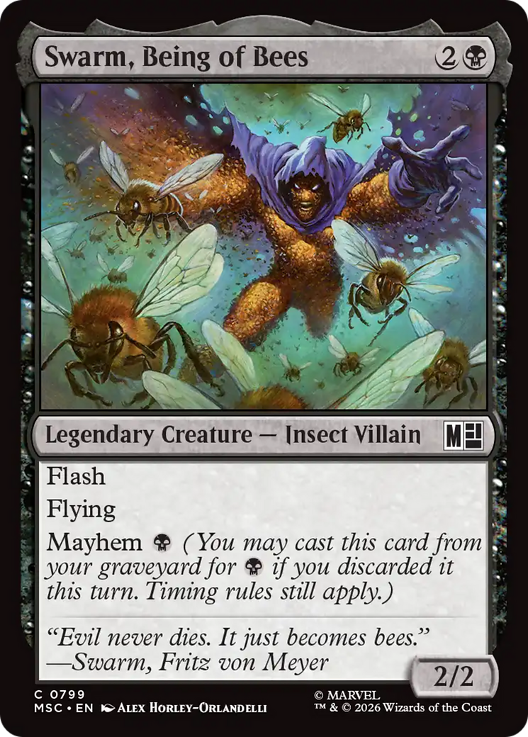 Swarm, Being of Bees [Marvel Super Heroes Commander] | Card Citadel