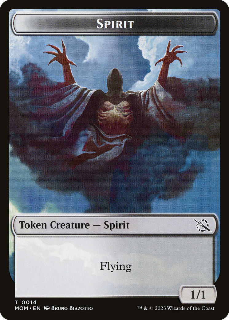 Thopter // Spirit (14) Double-Sided Token [March of the Machine Tokens] | Card Citadel