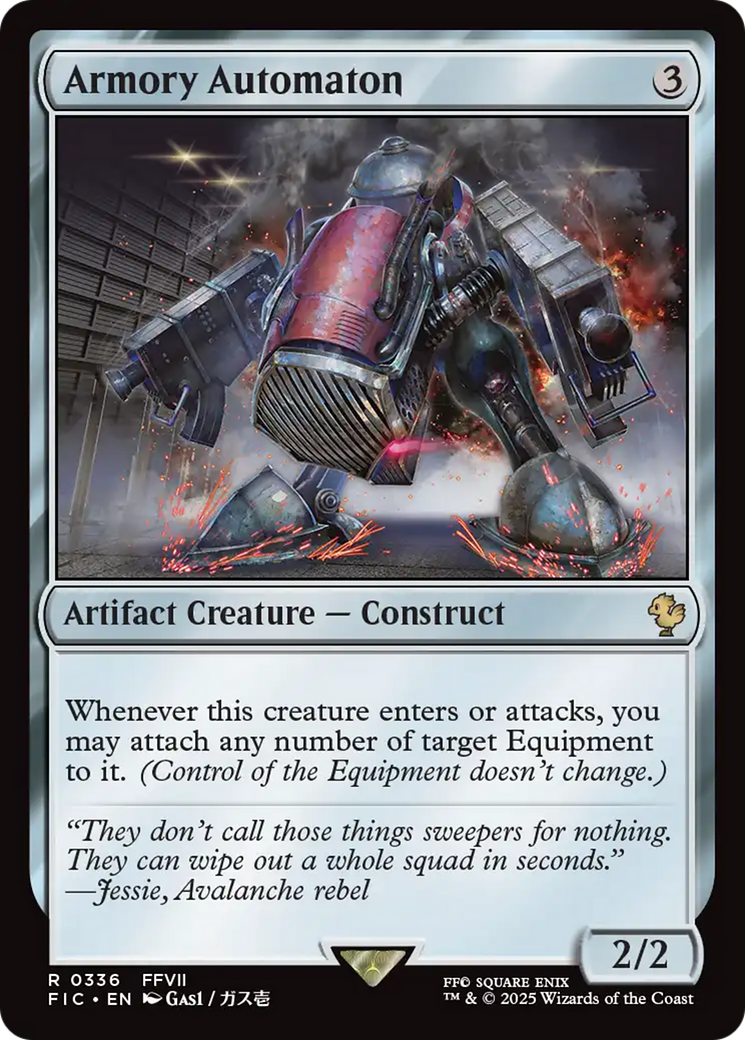 Armory Automaton [FINAL FANTASY Commander] | Card Citadel