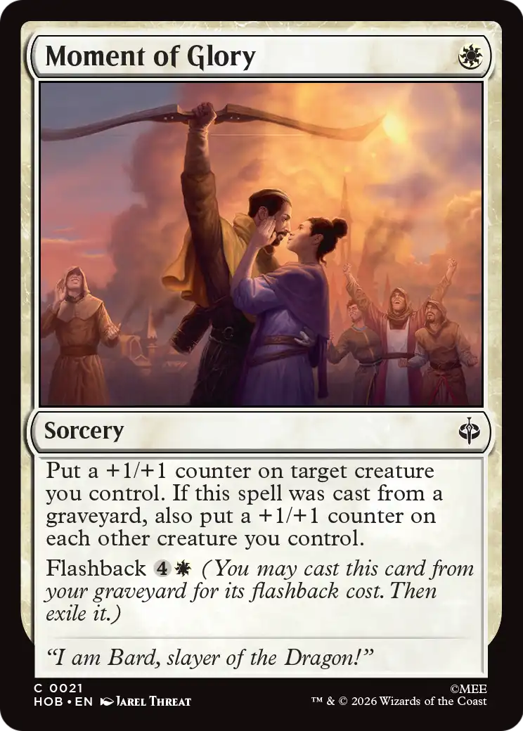 Moment of Glory [The Hobbit] | Card Citadel