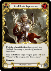 Steelblade Supremacy [U-WTR119] (Welcome to Rathe Unlimited)  Unlimited Rainbow Foil | Card Citadel