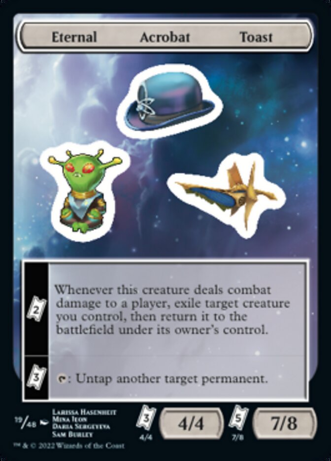 Eternal Acrobat Toast [Unfinity Stickers] | Card Citadel