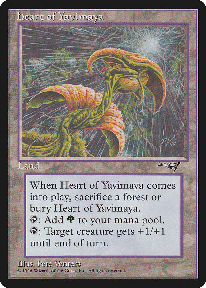 Heart of Yavimaya [Alliances] | Card Citadel