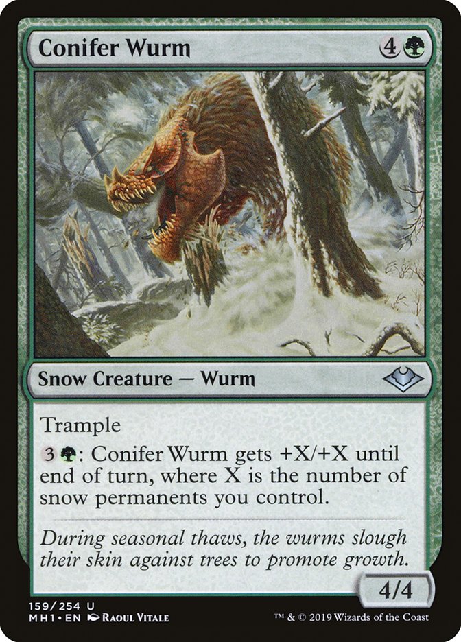 Conifer Wurm [Modern Horizons] | Card Citadel