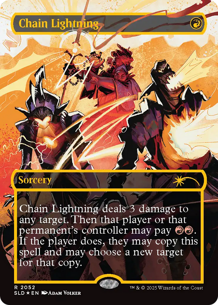 Chain Lightning (2047) (Raised Foil) [Secret Lair Drop Series] | Card Citadel