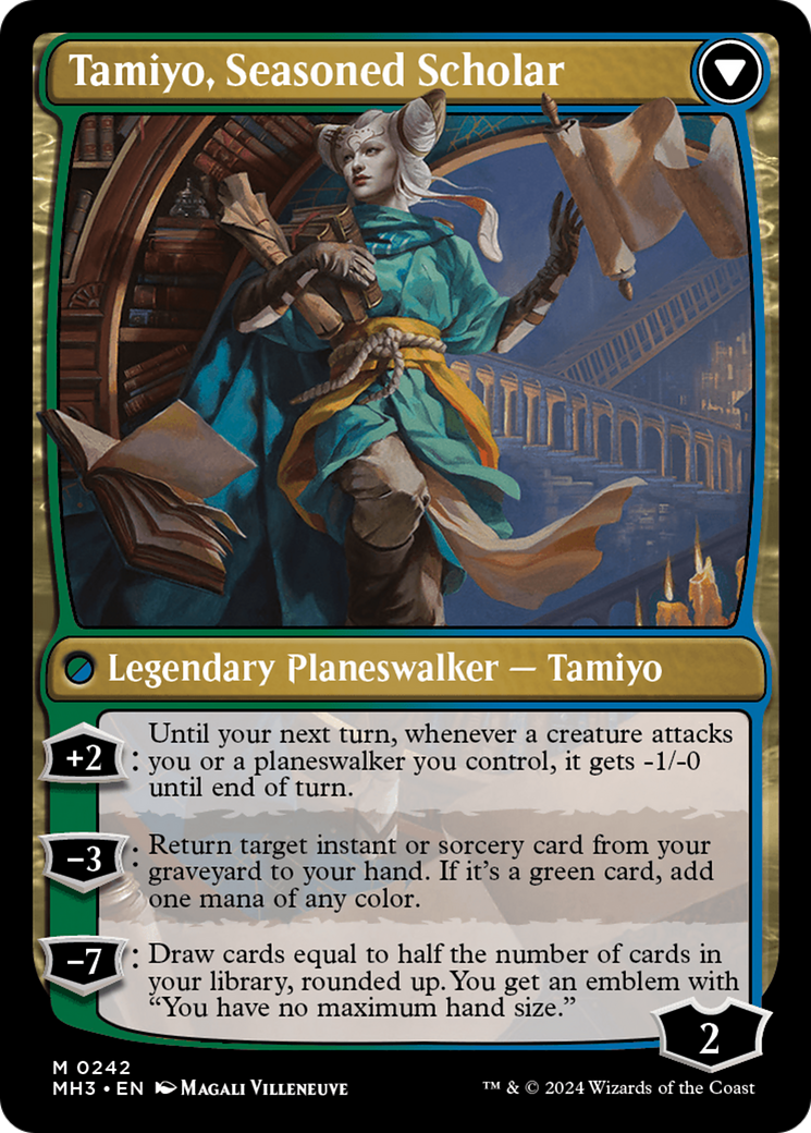 Tamiyo, Inquisitive Student // Tamiyo, Seasoned Scholar [Modern Horizons 3] | Card Citadel