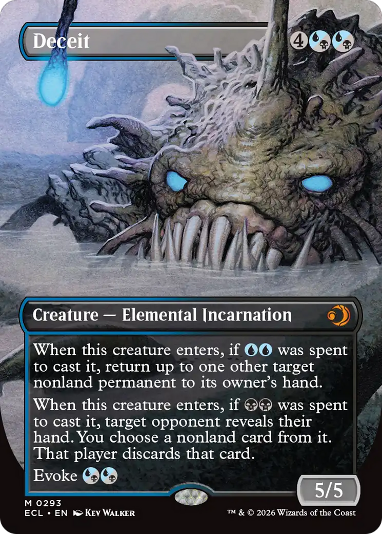 Deceit (Borderless) [Lorwyn Eclipsed] | Card Citadel