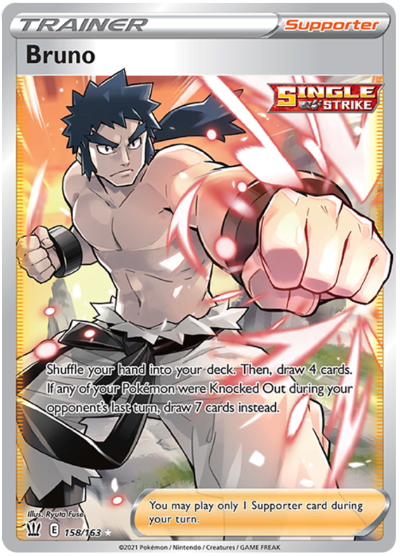 Bruno (158/163) [Sword & Shield: Battle Styles] | Card Citadel