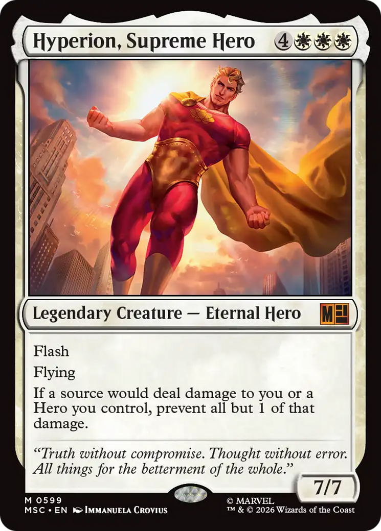 Hyperion, Supreme Hero [Marvel Super Heroes Commander] | Card Citadel