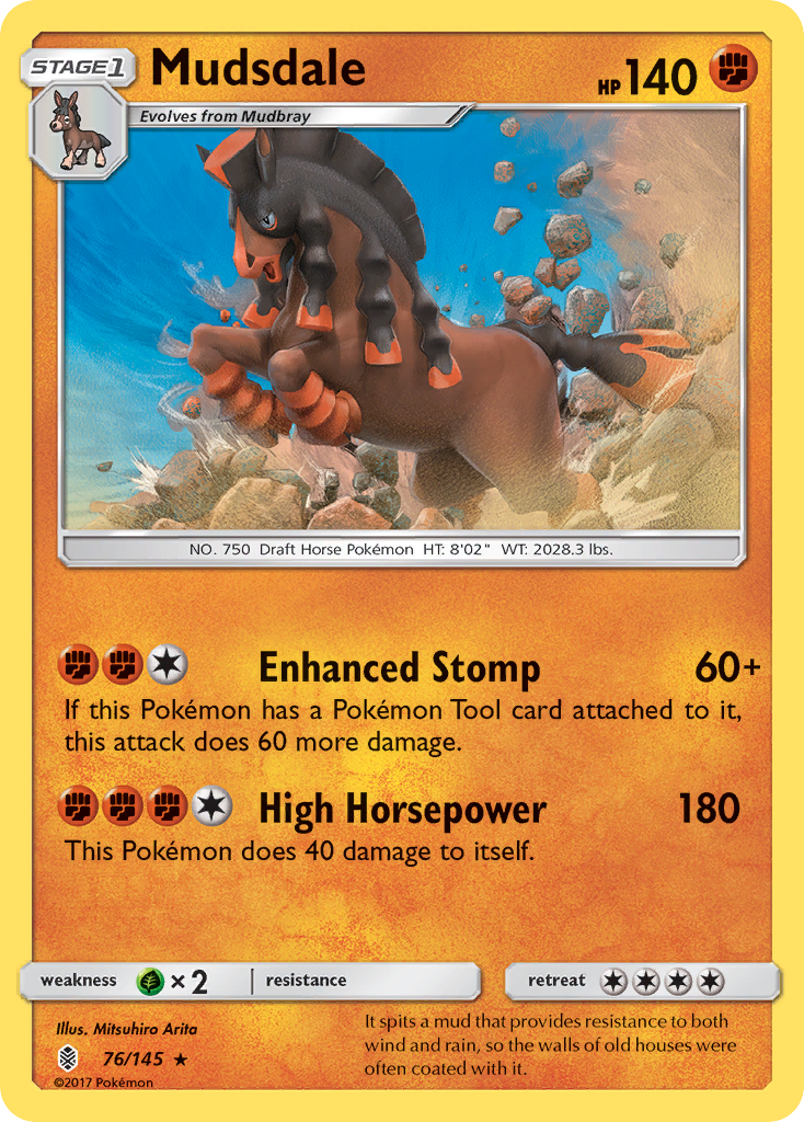 Mudsdale (76/145) [Sun & Moon: Guardians Rising] | Card Citadel