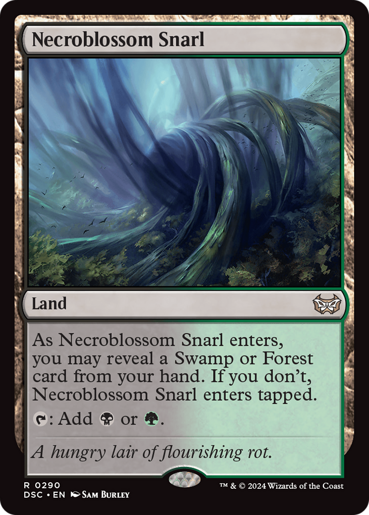Necroblossom Snarl [Duskmourn: House of Horror Commander] | Card Citadel