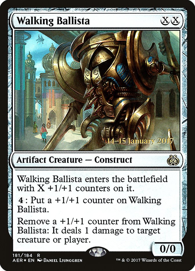 Walking Ballista [Aether Revolt Prerelease Promos] | Card Citadel