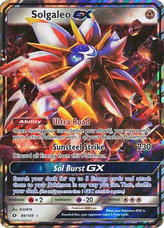 Solgaleo GX (89/149) (Jumbo Card) [Sun & Moon: Base Set] | Card Citadel