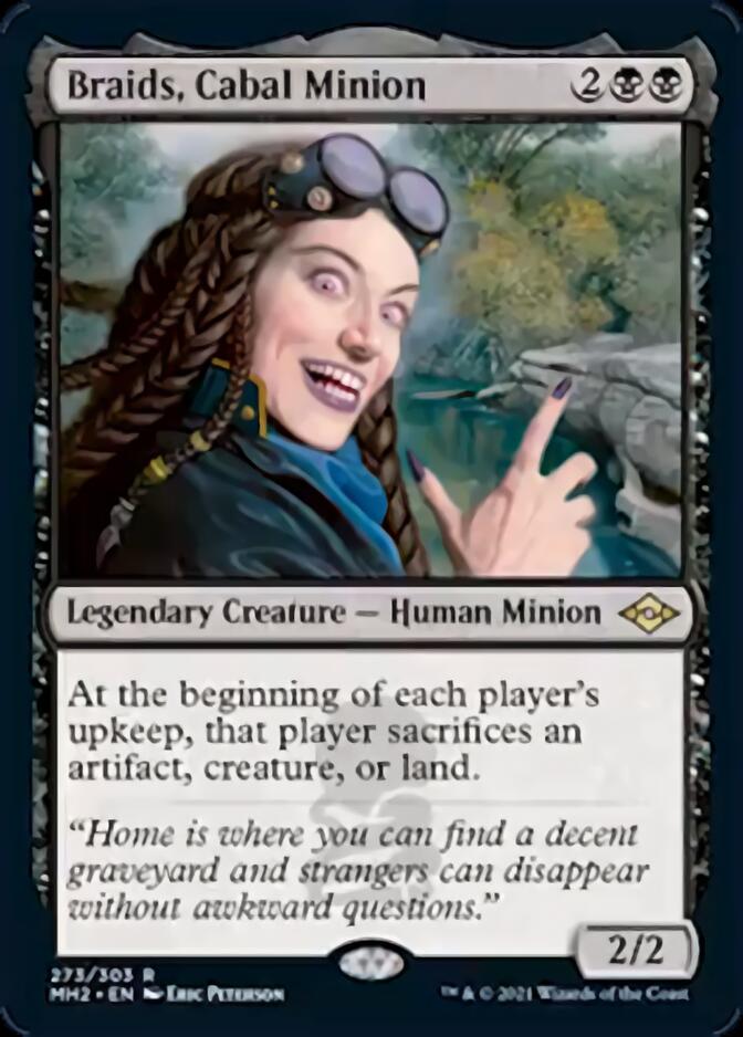 Braids, Cabal Minion (Foil Etched) [Modern Horizons 2] | Card Citadel