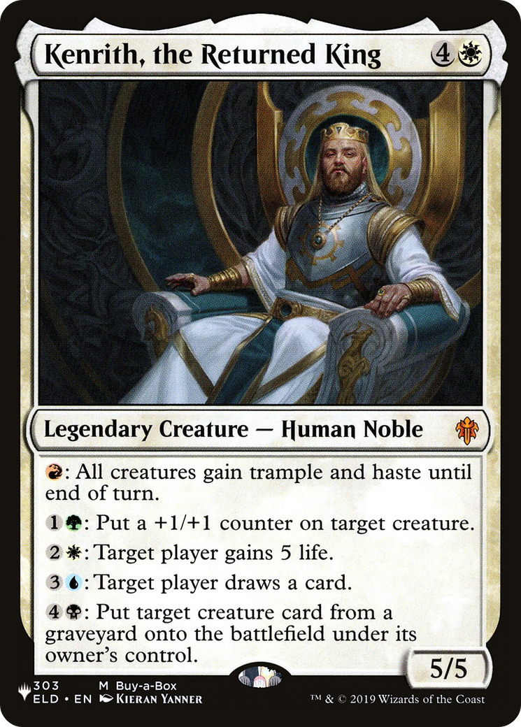 Kenrith, the Returned King [The List] | Card Citadel