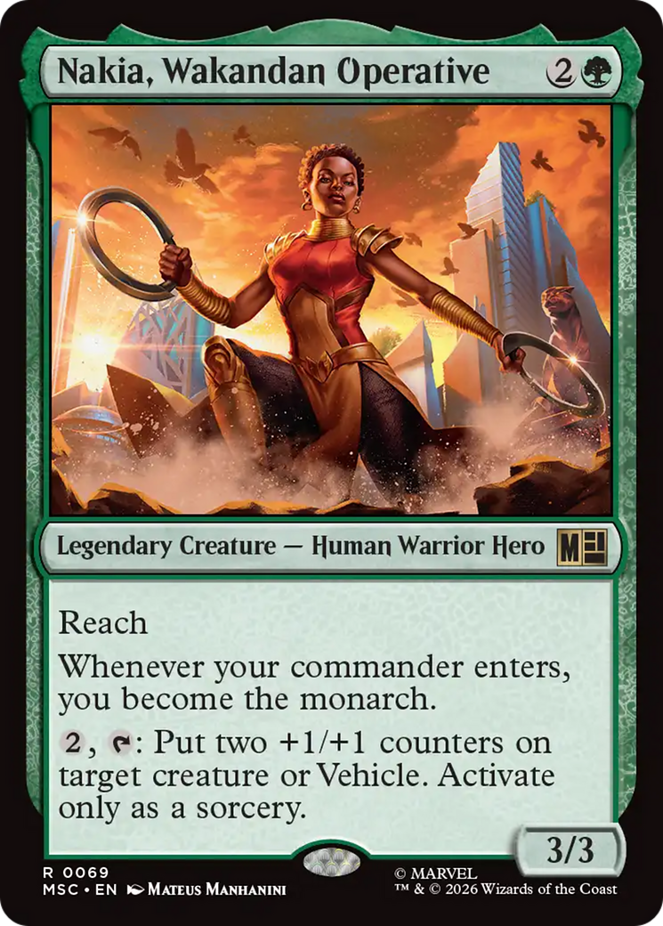 Nakia, Wakandan Operative [Marvel Super Heroes Commander] | Card Citadel