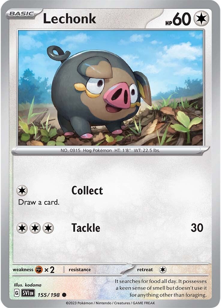 Lechonk (155/198) [Scarlet & Violet: Base Set] | Card Citadel