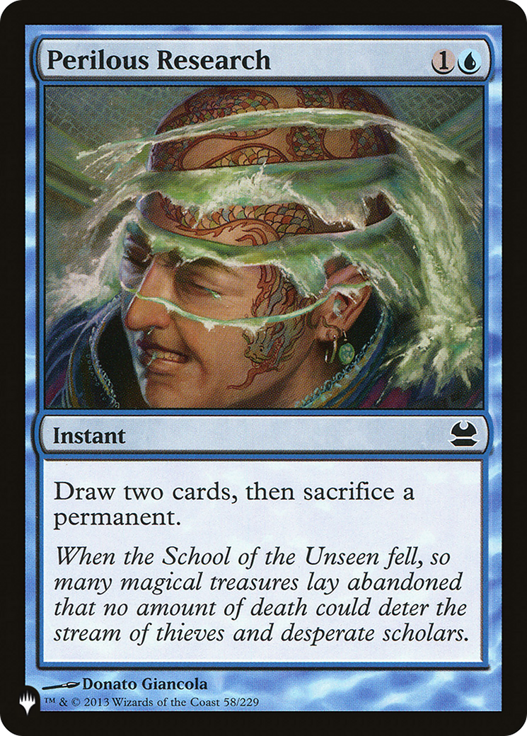 Perilous Research [The List Reprints] | Card Citadel