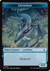 Leviathan // Beast Double-Sided Token [Reality Fracture Tokens] | Card Citadel