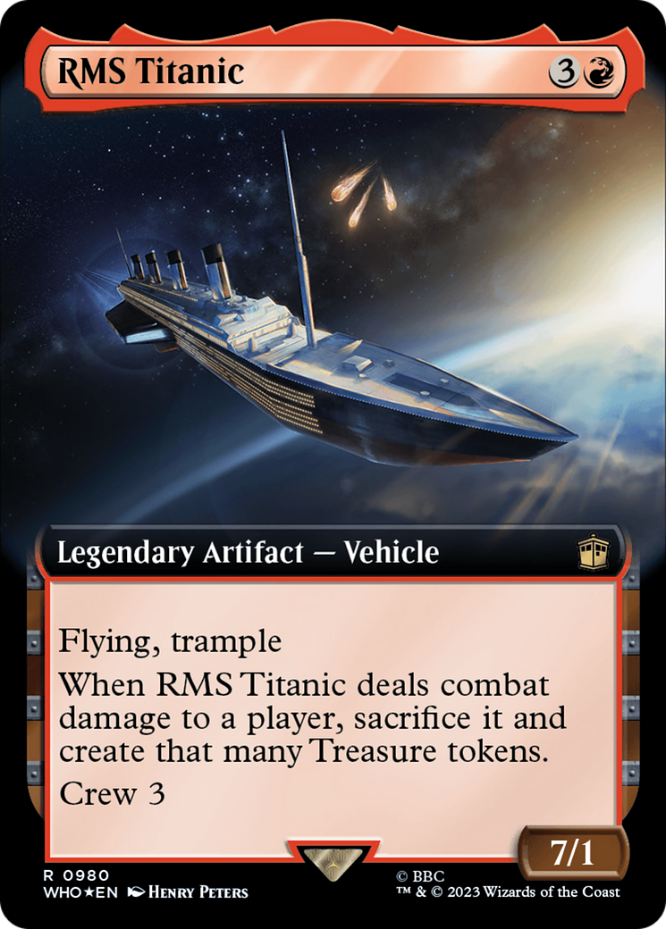 RMS Titanic (Extended Art) (Surge Foil) [Doctor Who] | Card Citadel