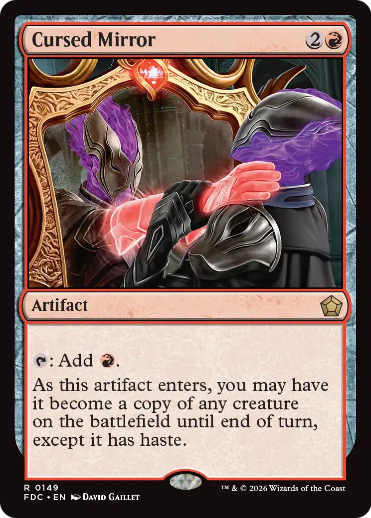 Cursed Mirror [Foundations Commander] | Card Citadel