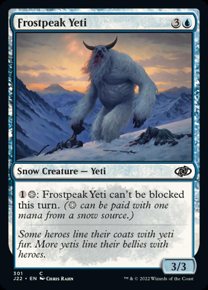 Frostpeak Yeti [Jumpstart 2022] | Card Citadel