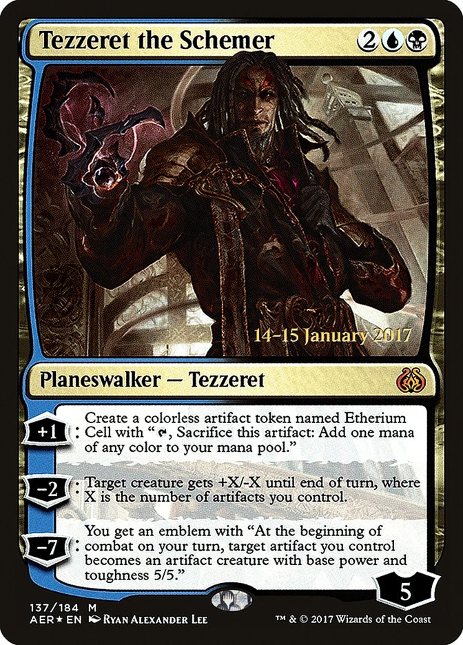 Tezzeret the Schemer [Aether Revolt Prerelease Promos] | Card Citadel