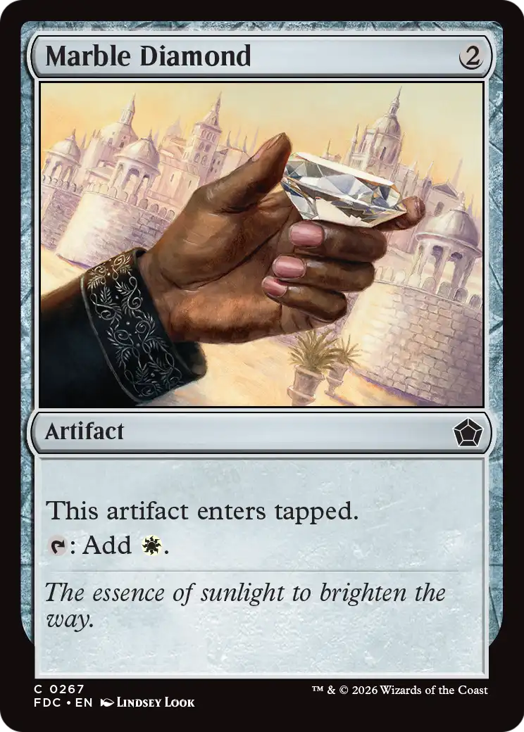 Marble Diamond [Foundations Commander] | Card Citadel