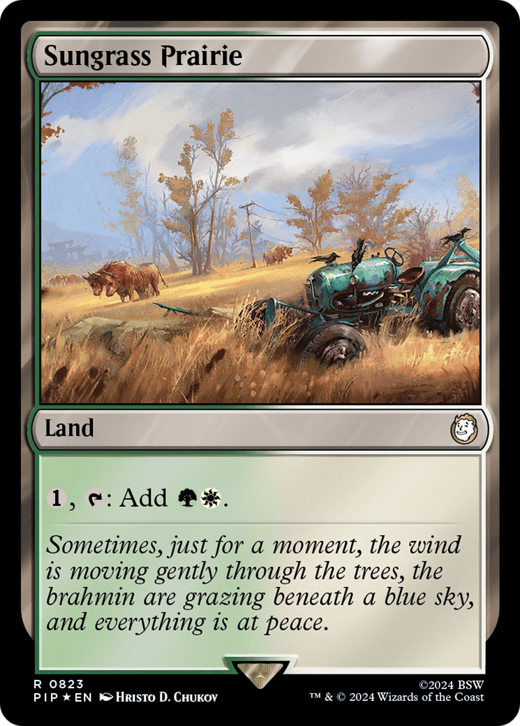 Sungrass Prairie (Surge Foil) [Fallout] | Card Citadel