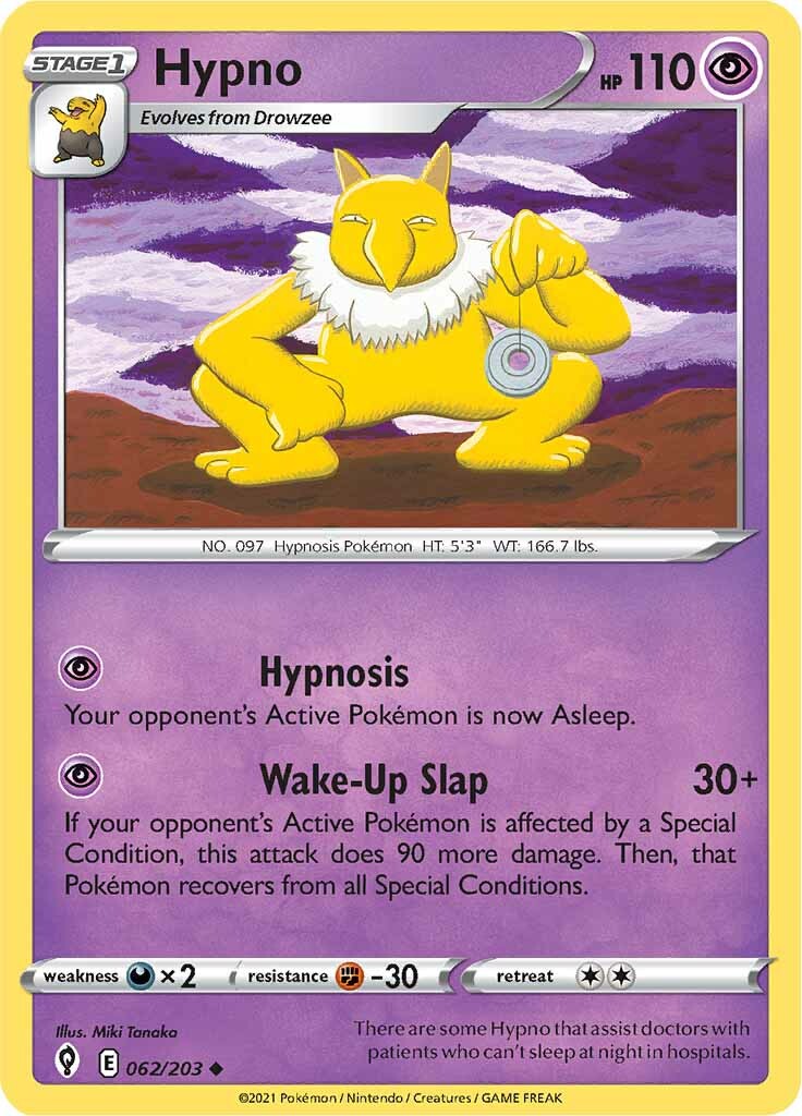 Hypno (062/203) [Sword & Shield: Evolving Skies] | Card Citadel