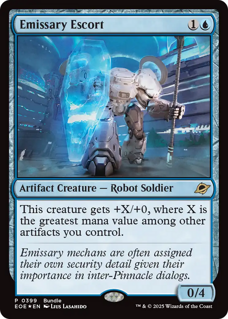 Emissary Escort [Edge of Eternities Prerelease Promos] | Card Citadel