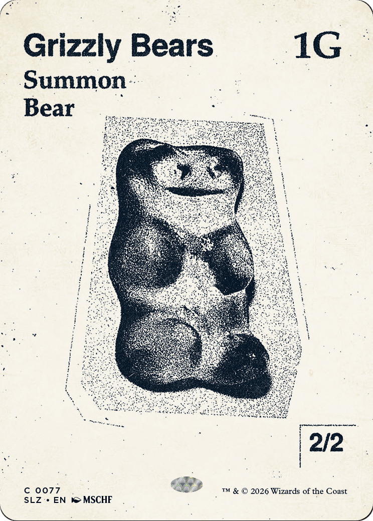 Grizzly Bears (0077) [Secret Lair x MSCHF: The Zeta Set] | Card Citadel