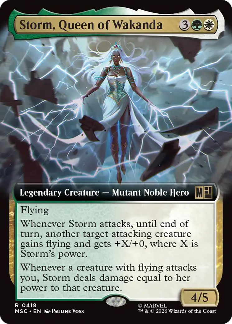Storm, Queen of Wakanda (Extended Art) [Marvel Super Heroes Commander] | Card Citadel