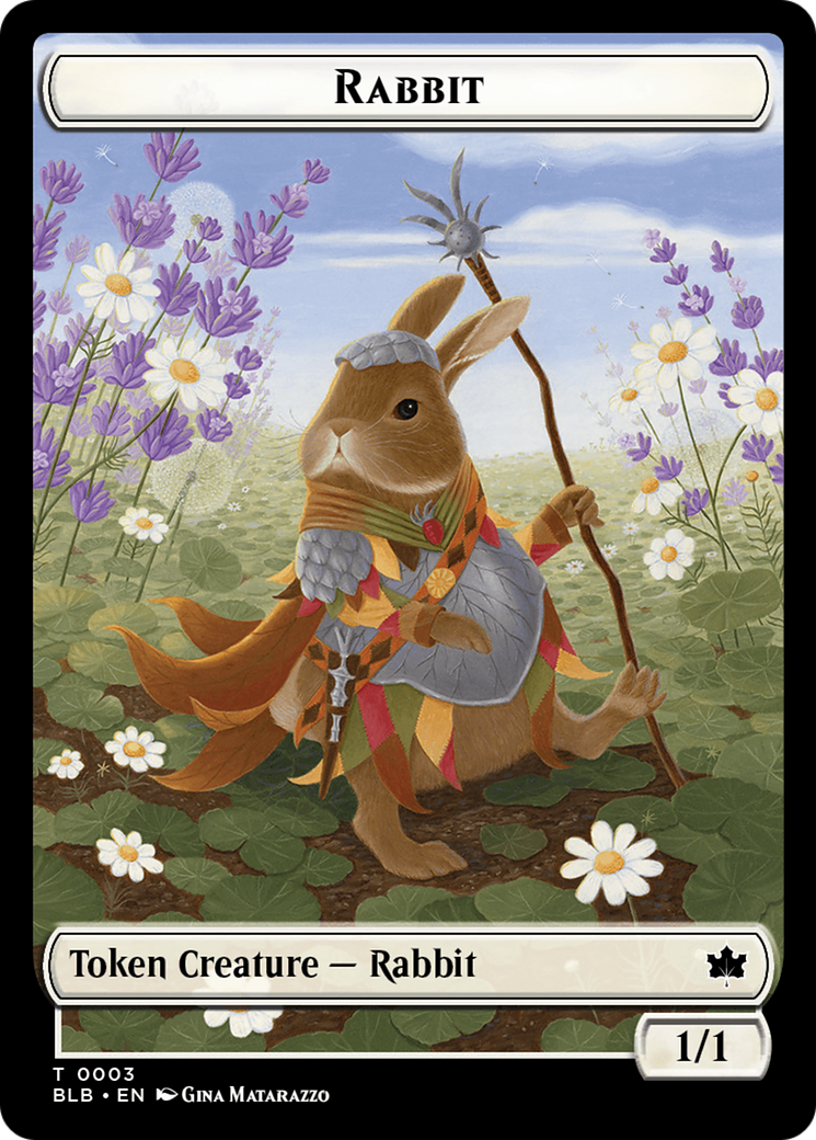 Rabbit // Rabbit Double-Sided Token [Bloomburrow Tokens] | Card Citadel