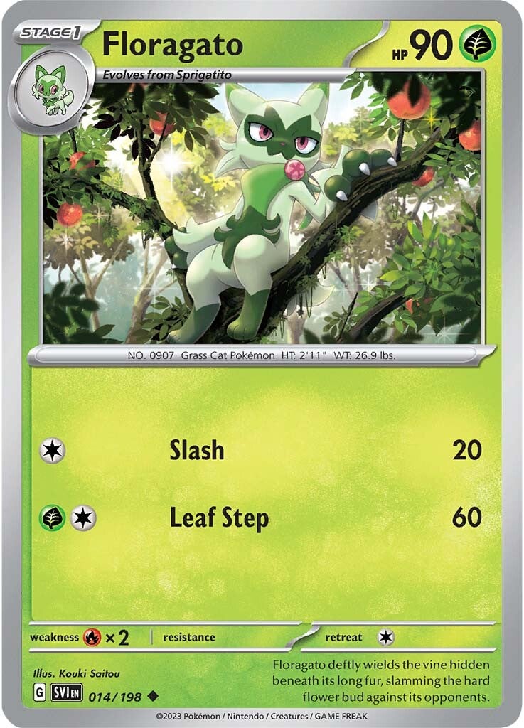 Floragato (014/198) [Scarlet & Violet: Base Set] | Card Citadel