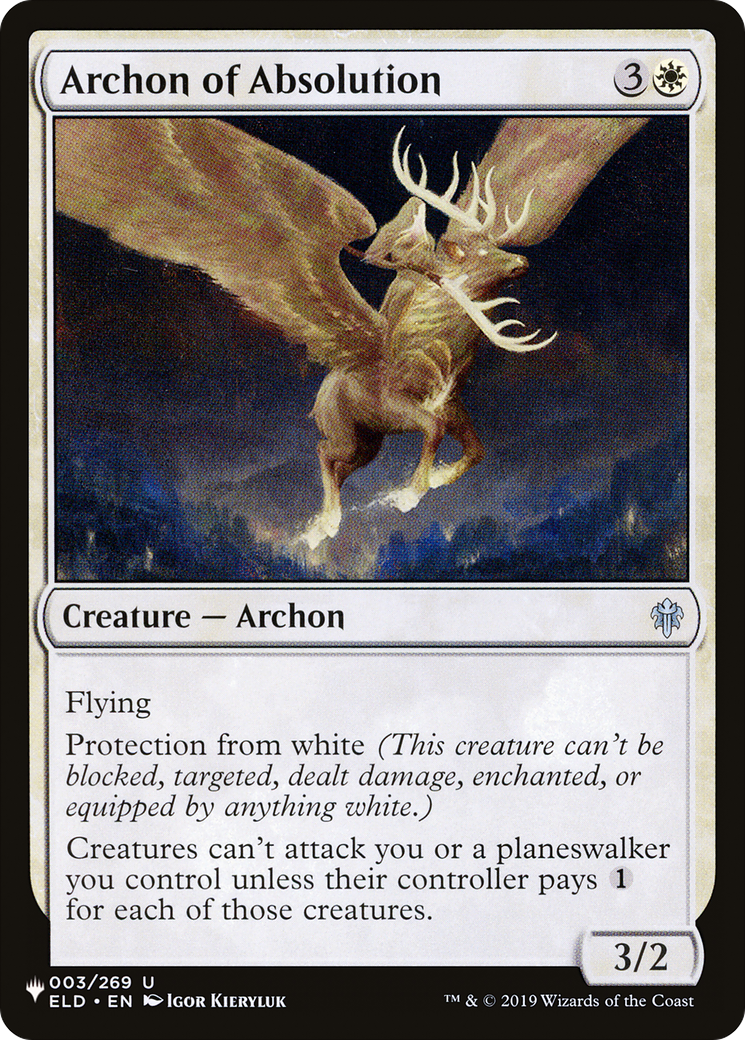 Archon of Absolution [The List] | Card Citadel