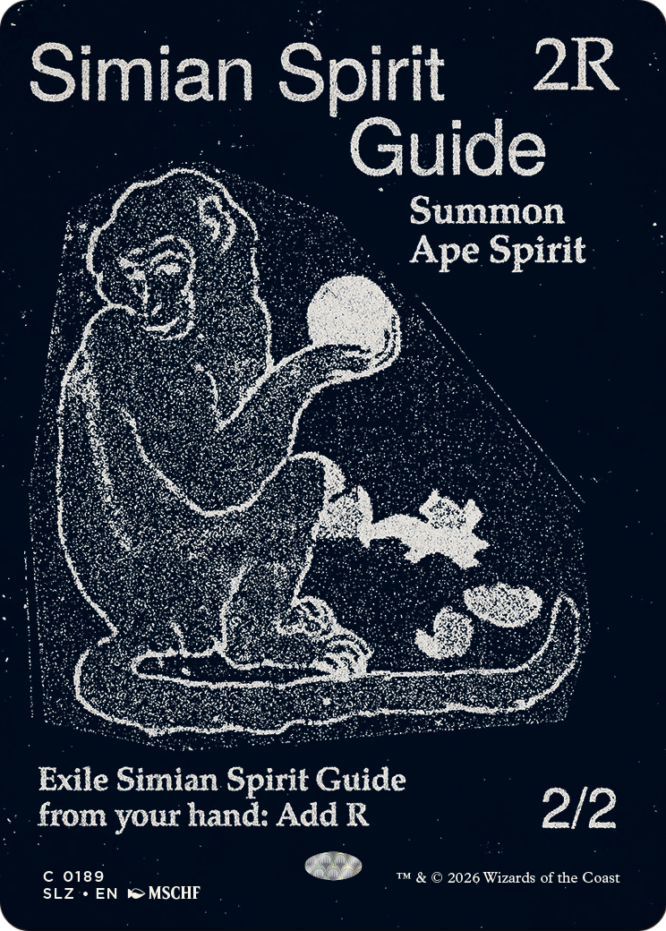 Simian Spirit Guide (0189) [Secret Lair x MSCHF: The Zeta Set] | Card Citadel