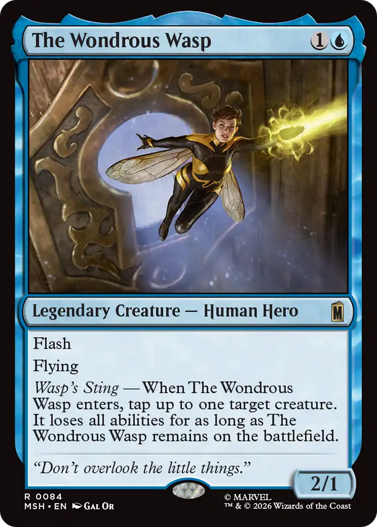 The Wondrous Wasp [Marvel Super Heroes] | Card Citadel