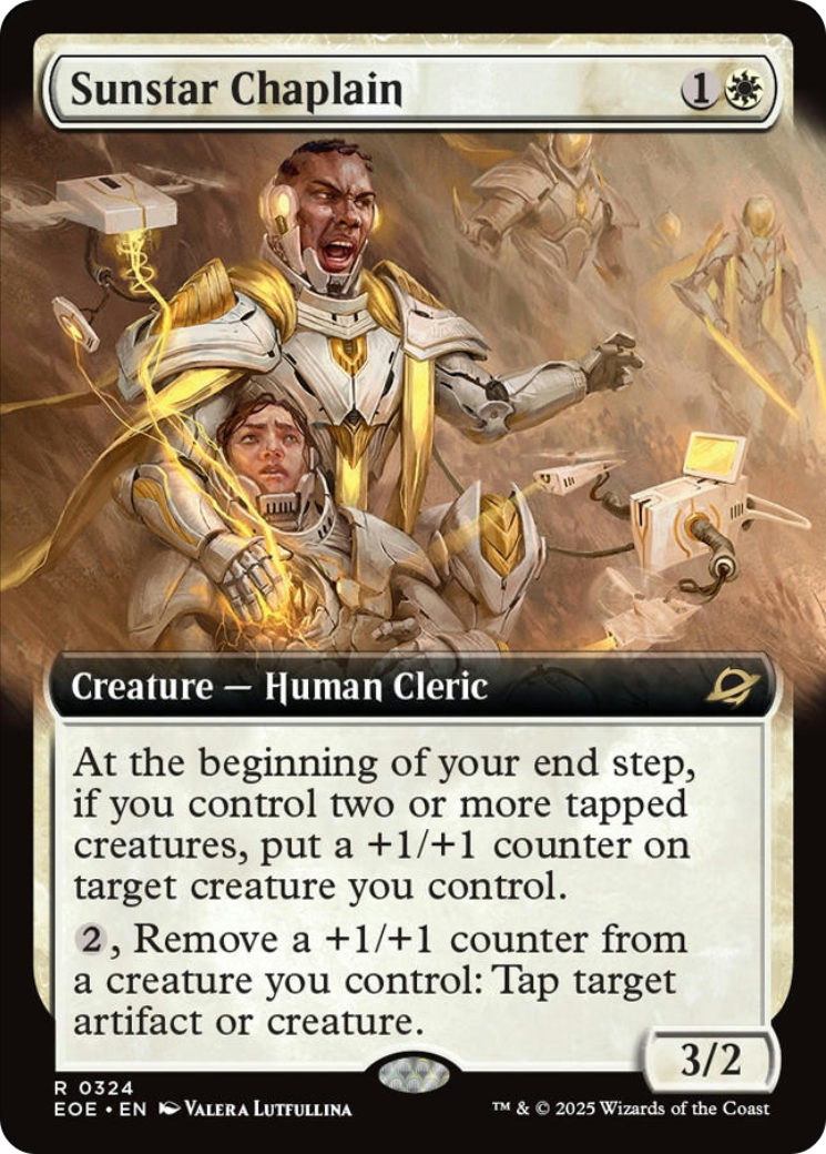 Sunstar Chaplain (Extended Art) [Edge of Eternities] | Card Citadel