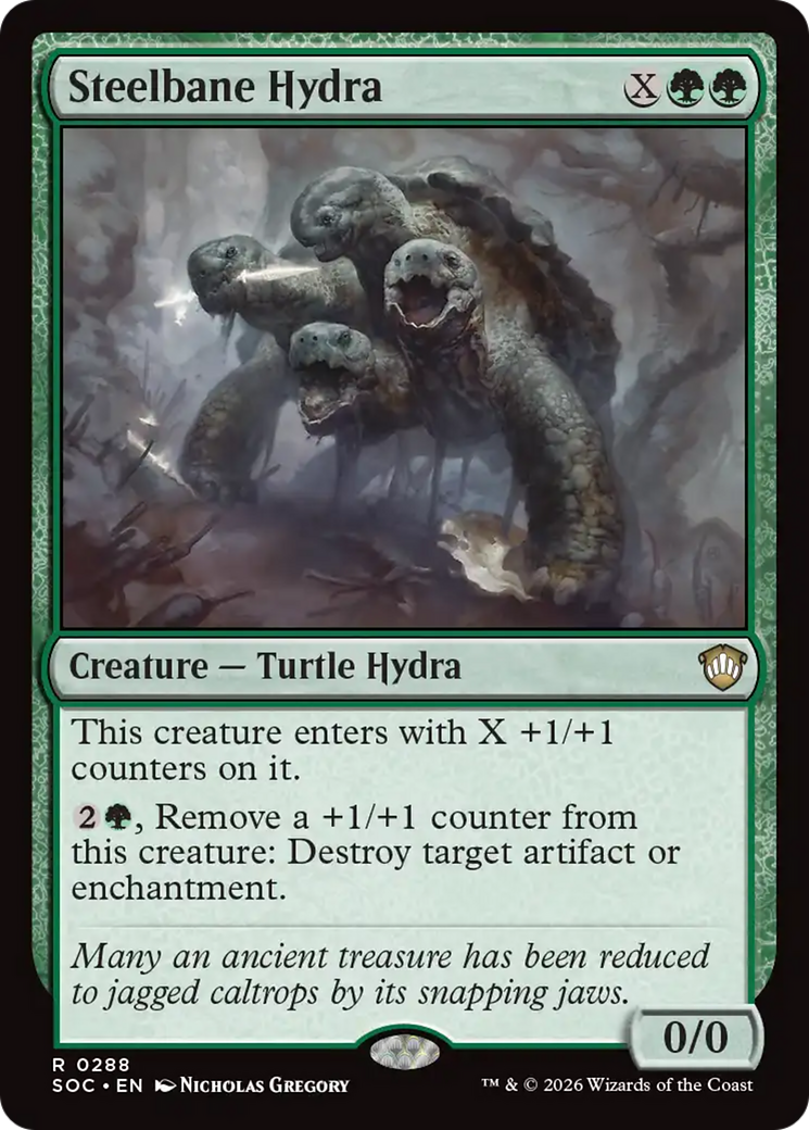 Steelbane Hydra [Secrets of Strixhaven Commander] | Card Citadel