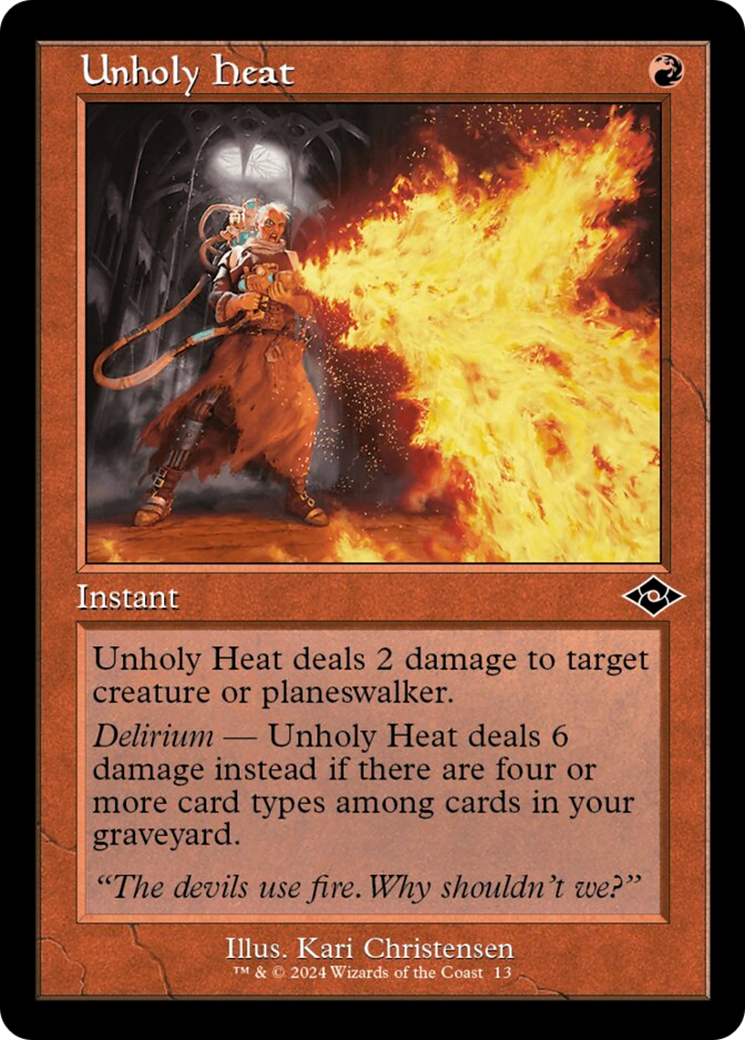 Unholy Heat (Retro) [Modern Horizons 2] | Card Citadel