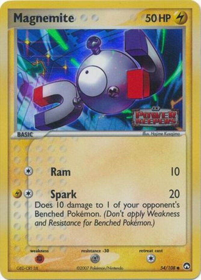 Magnemite (54/108) (Stamped) [EX: Power Keepers] | Card Citadel