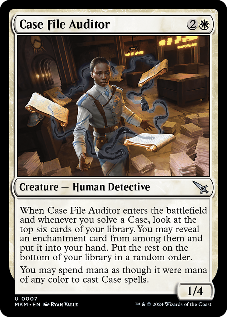 Case File Auditor (Black) [Murders at Karlov Manor] | Card Citadel