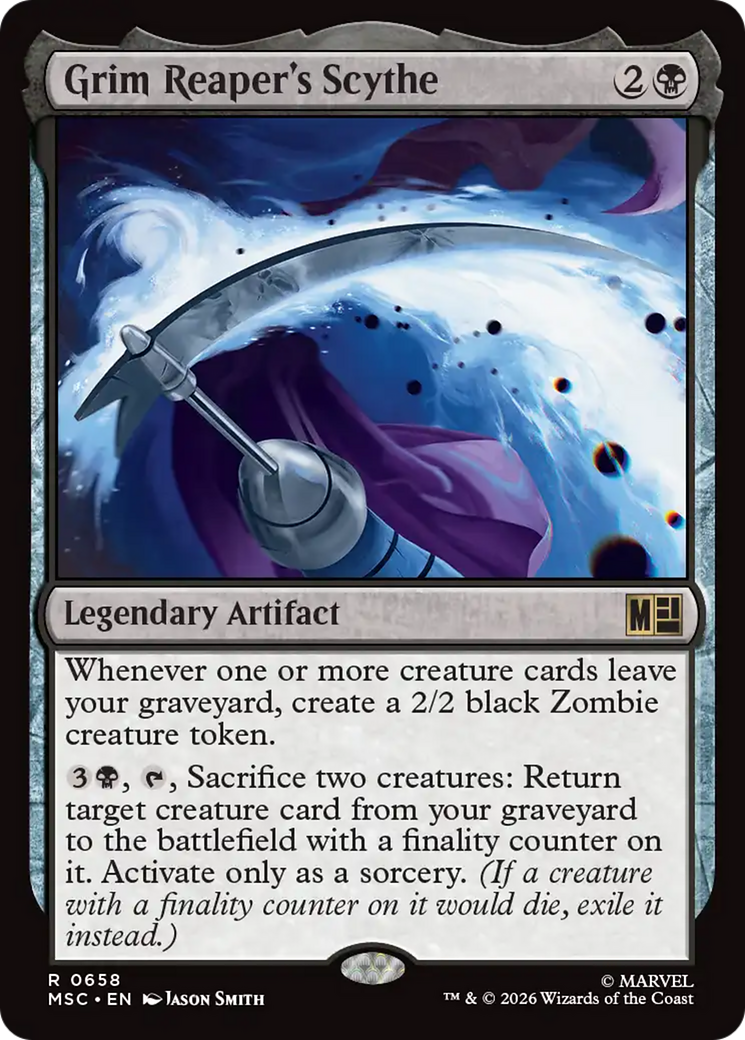Grim Reaper's Scythe [Marvel Super Heroes Commander] | Card Citadel