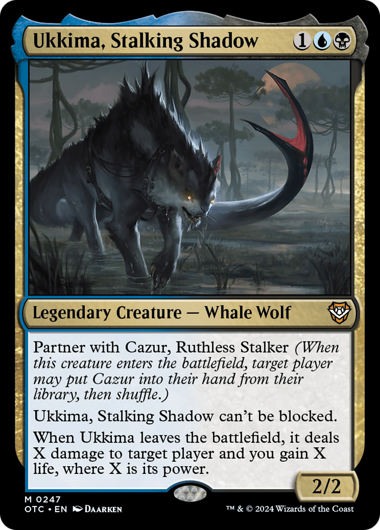 Ukkima, Stalking Shadow [Outlaws of Thunder Junction Commander] | Card Citadel