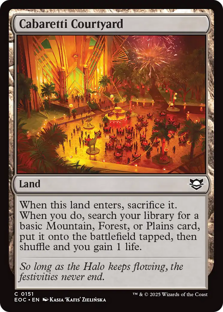Cabaretti Courtyard [Edge of Eternities Commander] | Card Citadel