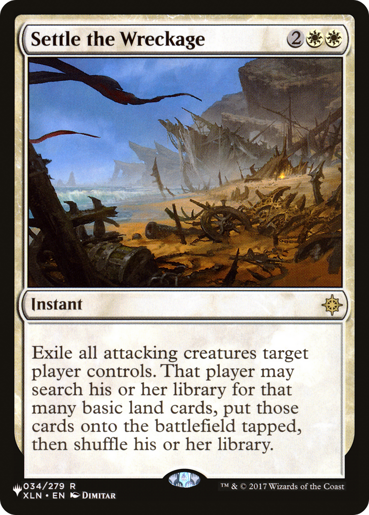 Settle the Wreckage [The List] | Card Citadel